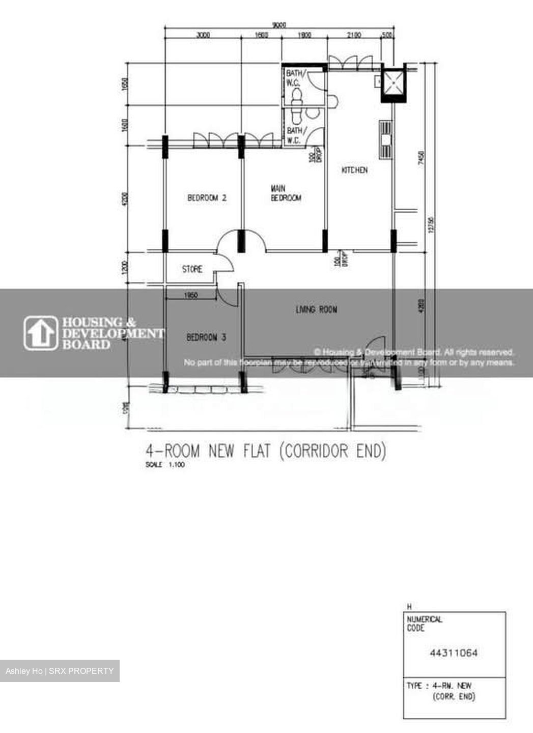 Blk 223 Yishun Gardens (Yishun), HDB 4 Rooms #530345331